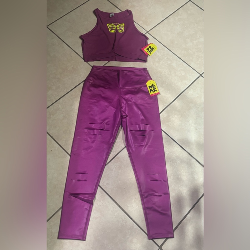 Zumba Fitness Purple Women's Set